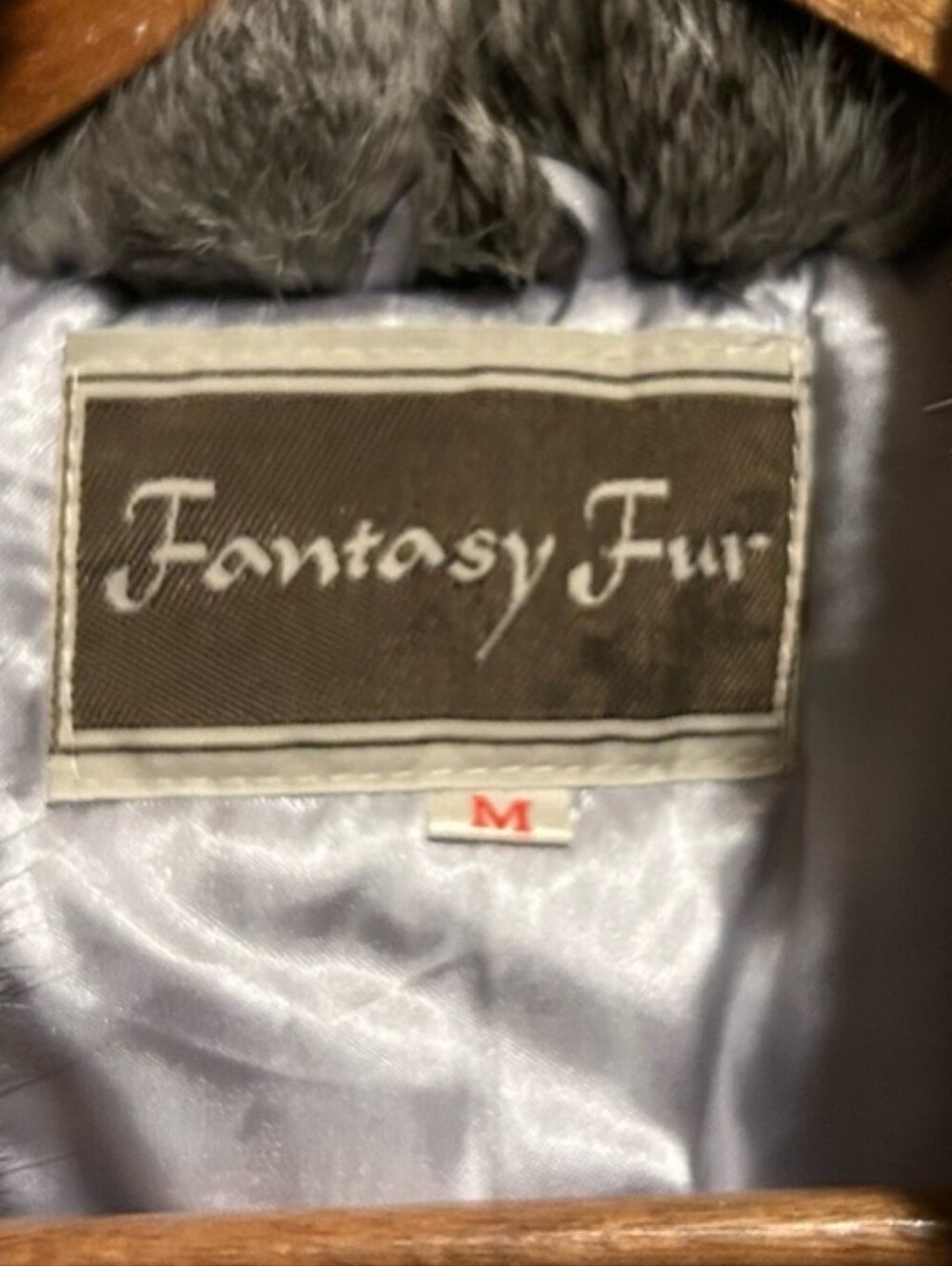 Grey Rabbit Fur Jacket - Picture 5 of 5